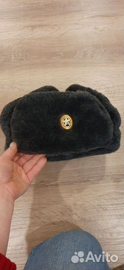 Мужская зимняя шапка военная