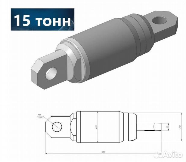 Вертлюг ГНБ 10 тонн