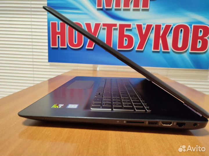 Игровой ноутбук HP / 17 дюймов / рассрочка / GTX