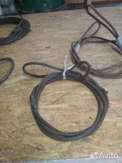 Тросс стальной 18 мм 4 м., строп для крана
