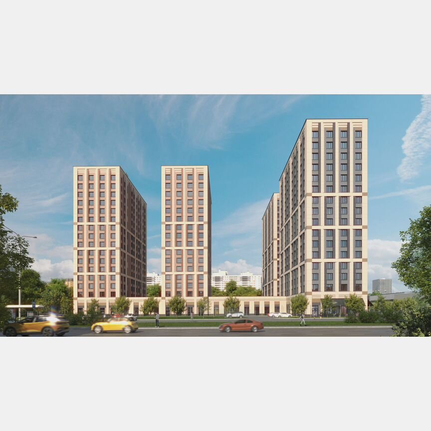 Апартаменты-студия, 28,4 м², 15/16 эт.