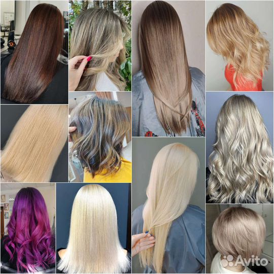 Окрашивание волос (+модели) тотал/айртач/другие
