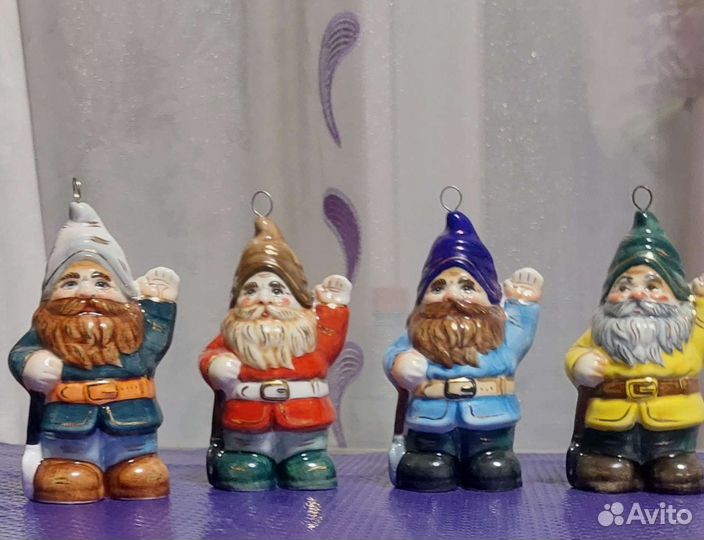 Гномы елочные игрушки