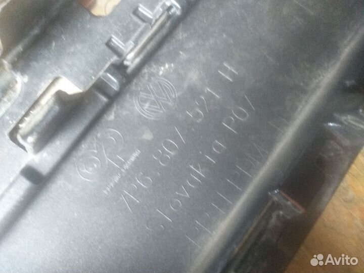 Бампер задний средняя часть Туарег FL 2014-2018