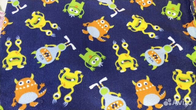 Ткань микрофлис монстрики