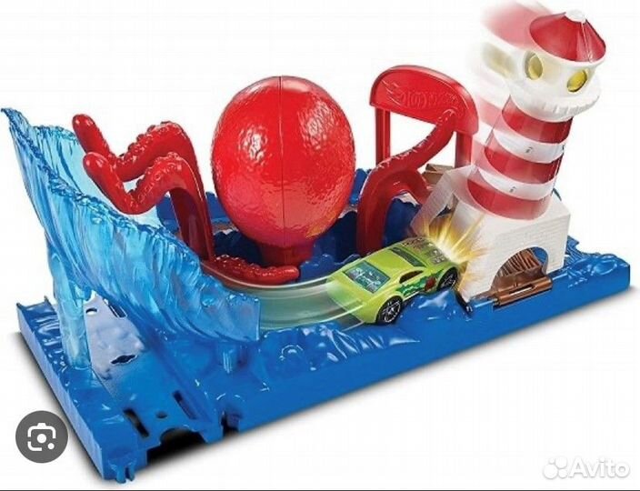 Hot wheels трек Атака осьминога