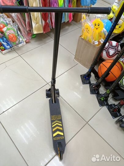 Трюковый самокат Колесо 110мм. Высота 92 см. до 10