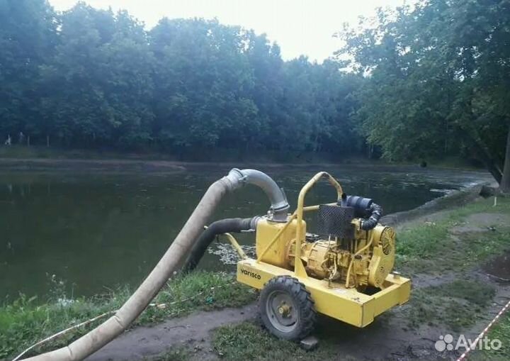 Аренда мотопомпы для откачки воды