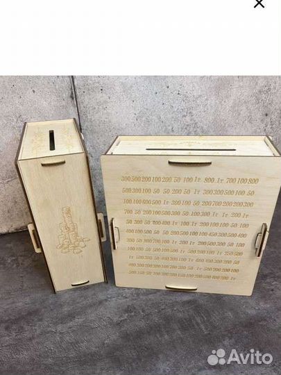 Копилка деревянная новая