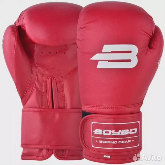 Перчатки боксерские BoyBo Basic BBG100 красные (8o