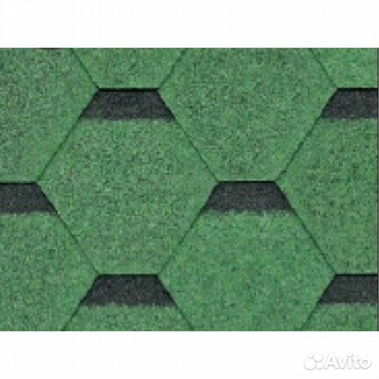 Гибкая черепица Руфшилд Классик Стандарт Зеленый