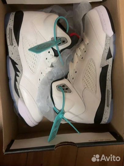 Jordan 5 retro white cement (Оригинал)