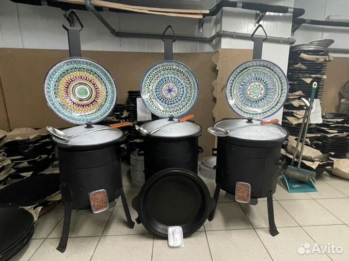 Казан чугунный узбекский