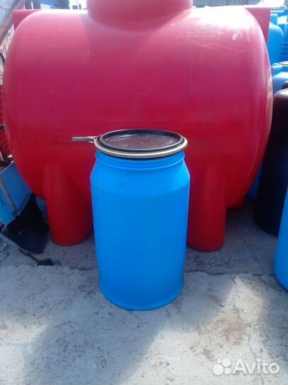 Бочка пластиковая 227литров б/у.из под соли