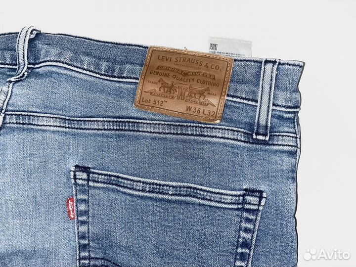 Джинсы Levis 512 W36 L32 оригинал