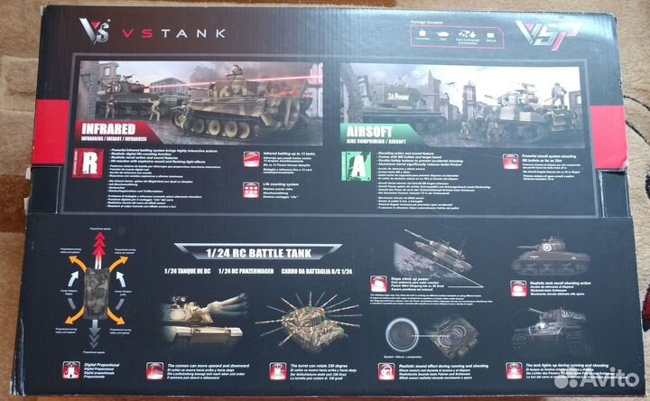 Модель танка кв-1 VSTank Airsoft Series 1:24