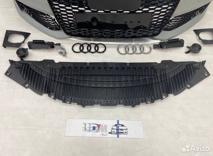 Передний бампер стиль RS7 Audi A7 4G рестайлинг