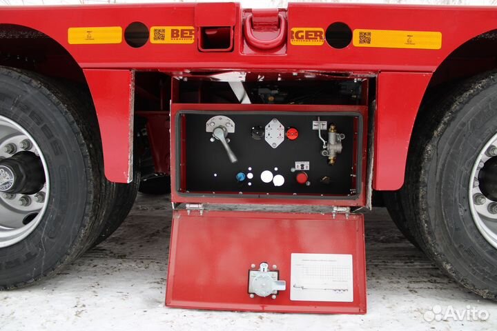 Полуприцеп трал (тяжеловоз) Berger 9853-0000050-05, 2023