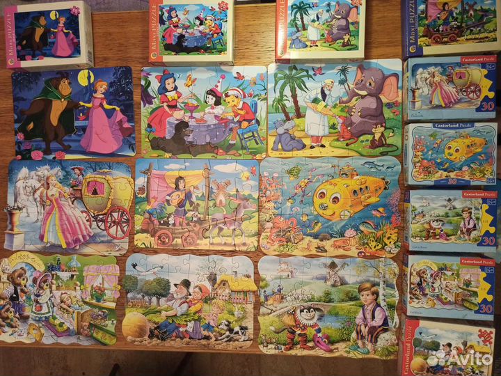 Пазлы детские 12шт