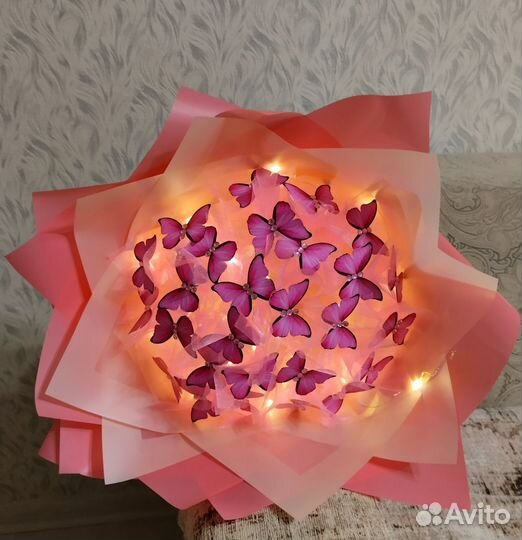 Букет с подсветкой