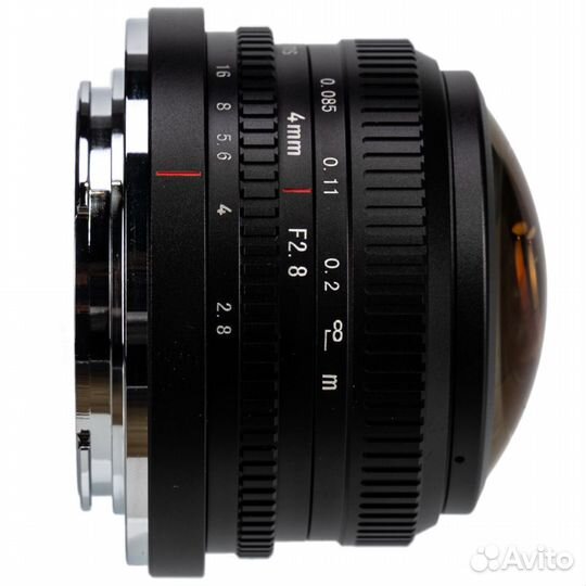 Объектив 7artisans 4mm F/2.8 M43 Panasonic Olympus