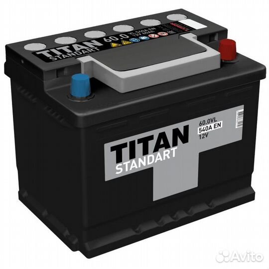 Аккумулятор автомобильный titan standart