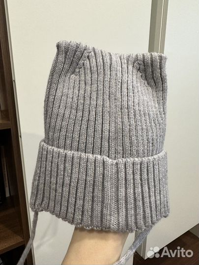 Шапка утепленная для девочки 2 года