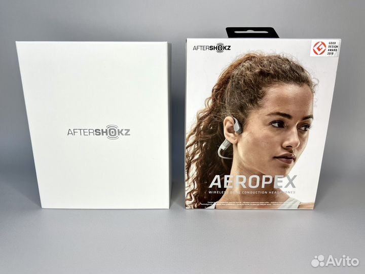 Коробка от наушников Aftershokz aeropex упаковка