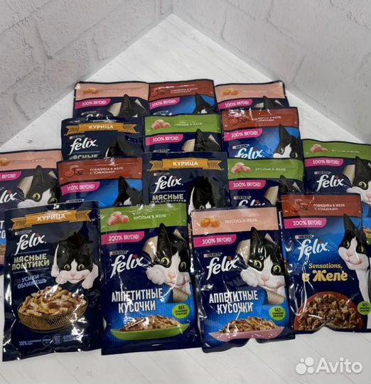 Корм для кошек felix