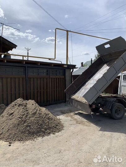 Песок Щебень Гравий с доставкой ГАЗЕЛЬ