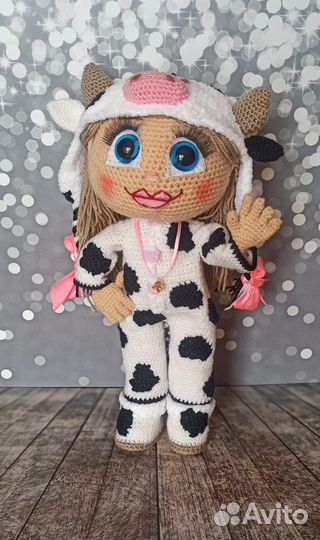 Кукла в костюме Коровки