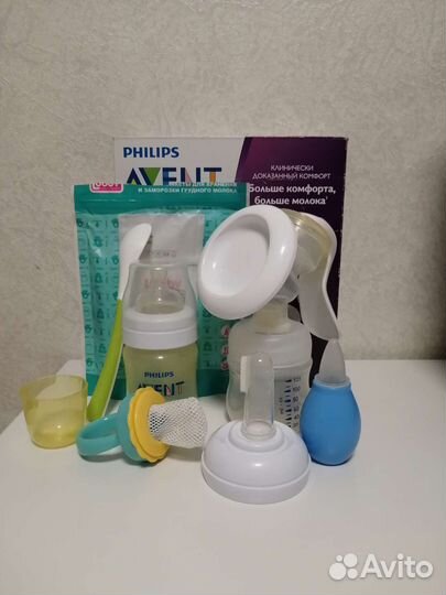 Молокоотсос Avent ниблер пакеты щеточка и др