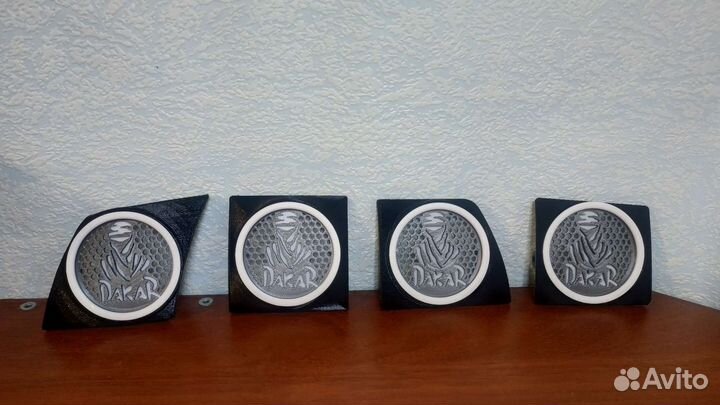 Дефлекторы Газель 2003-2010гв. в стиле DakaR