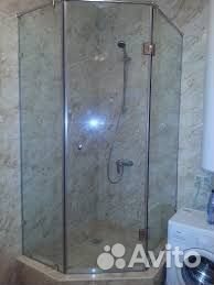 Перегородки для душа\Стеклянные