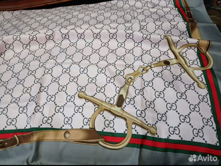 Шелковый платок gucci 95 новый италия