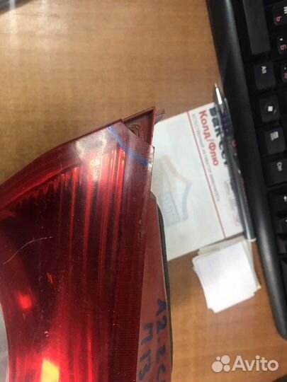 Фонарь внутренний левый Chevrolet Lacetti