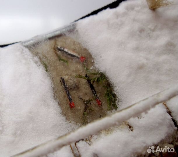 Диорама 1:43 зимний ручеек