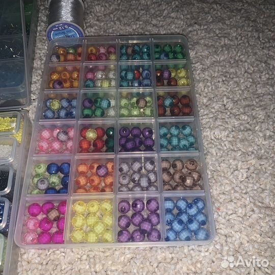 Огромный набор бисера для ребёнка