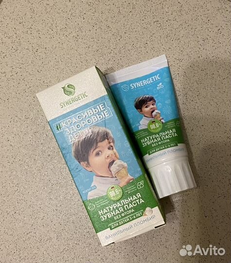 Детская зубная паста synergetic