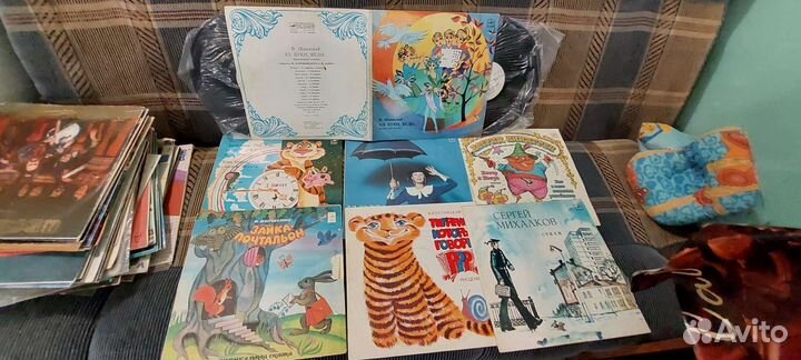 Виниловые пластинки детские сказки