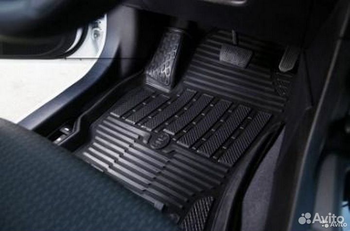 Ковры в салон резиновые Ssang Yong Actyon 2011-Н.В