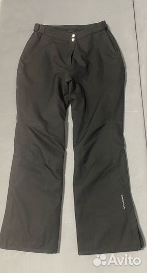 Брюки женские горнолыжные черные, теплые, легкие