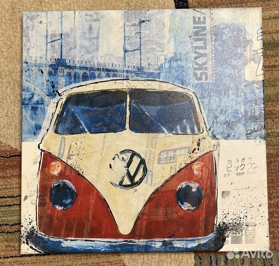 Картина панно канвас