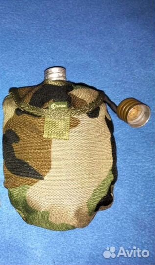Котелок армейский с фляжкой