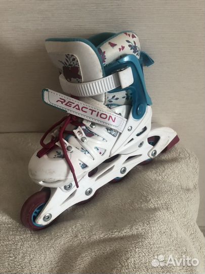Роликовые коньки детские Reaction Galaxy р-р 32-35