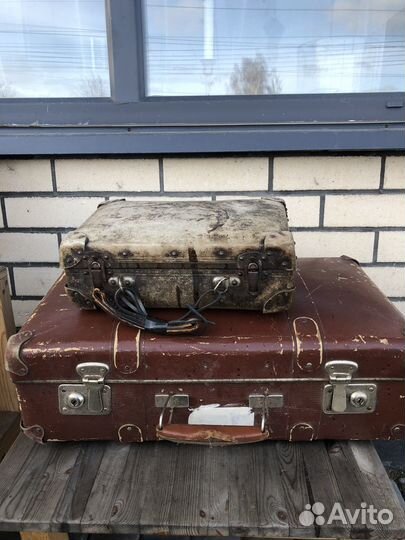Чемодан старинный винтаж