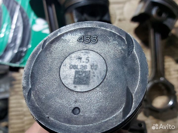 Поршень шатун Mitsubishi Lancer 10 Х 1.5 4A91