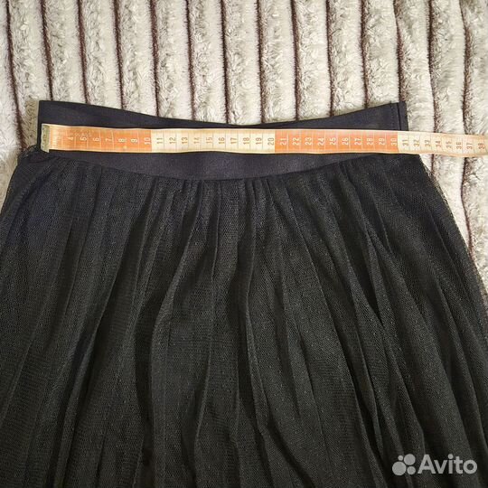 Юбка плиссированная с подъюбником