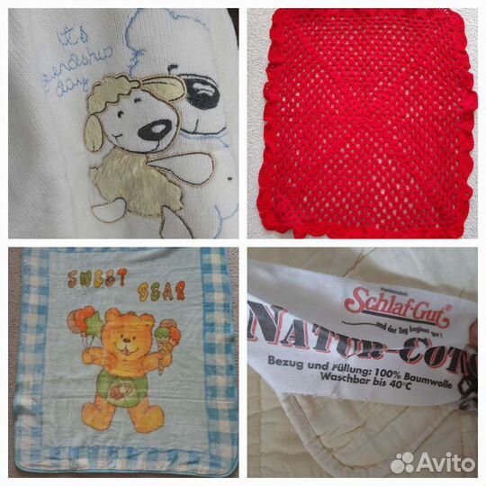 2 новых детских пледа, одеяло