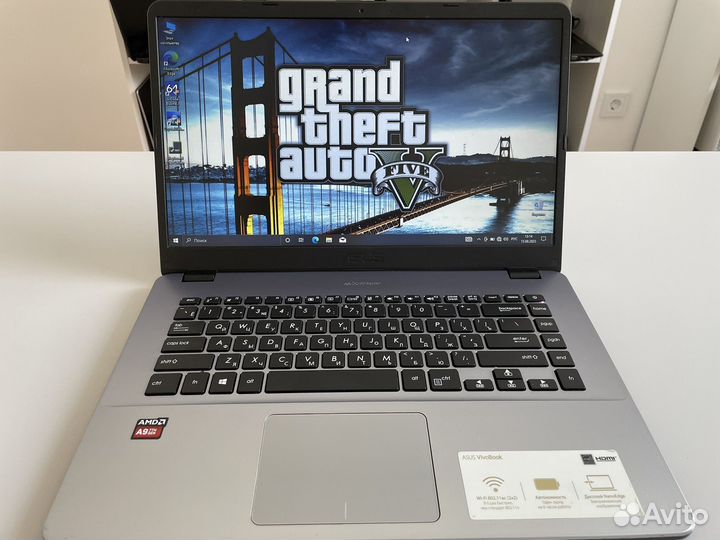 Мощный ноутбук asus 8gb/SSD M2/AMD A9 9420